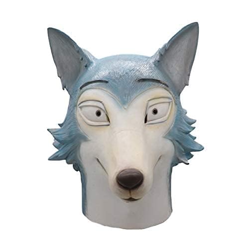XehCaol Maske Wolf Tiere Beastars Legosi Kostüm Japanese Anime Series Maskerade Maske Halloween Kostüm (Wolf Maske) von XehCaol