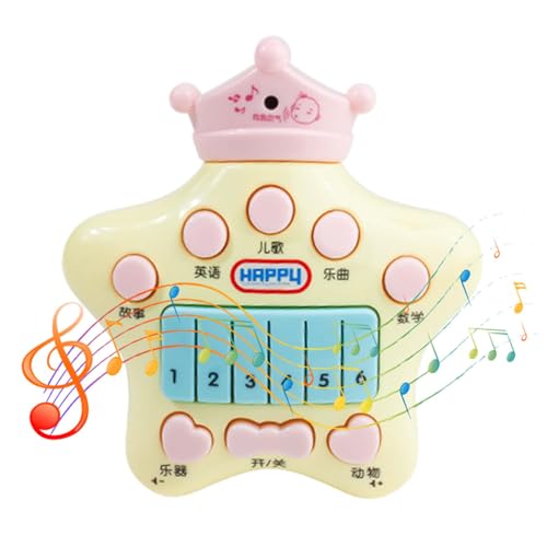 Musikspielzeug,Musikspielzeug für Babys - Multifunktionale Stern-Geschichtenerzählmaschine | Kinderlieder, Tonleitern, Spielzeuge zum Erzählen von Sternengeschichten mit englischen Wörtern, pädagogisc von Xeihuul
