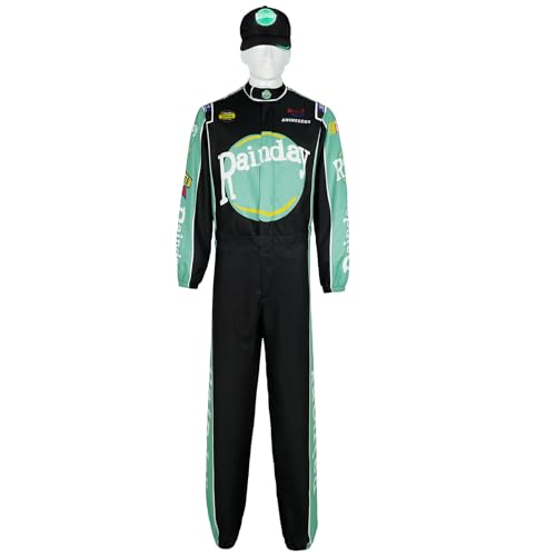Xelyelmo Ricky Bobby Herrenkostüm Talladega Nights Overall, Wunderbrot-Kostüm, Cosplay, Party (Z3890GN, Größe 2XL) von Xelyelmo