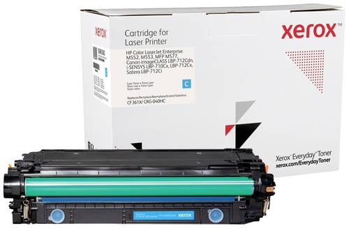 Xerox Everyday Toner ersetzt HP 508X (CF361X/ CRG-040HC) Cyan 9500 Seiten Kompatibel Toner von Xerox