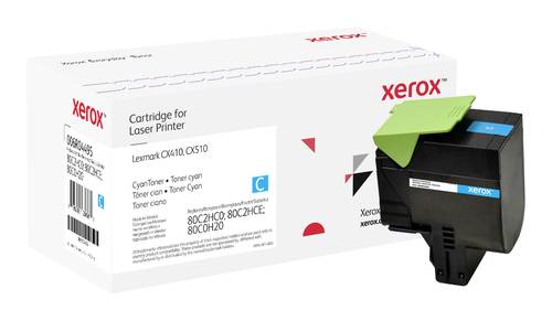 Xerox Toner ersetzt Lexmark 80C2HC0, 80C2HCE, 80C0H20 Cyan 3000 Seiten Everyday von Xerox