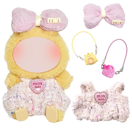 17 cm große Plüschpuppe, rosa Rock-Set 17 cm große Plüschpuppe, rosa Rock-Set von Xerteam