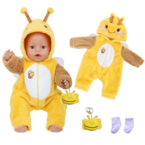 3-teiliges Baby-Puppen-Kleidungs-Set für 35,6-45,7 cm große Puppen 3-teiliges Baby-Puppen-Kleidungs-Set für 35,6-45,7 cm große Puppen von Xerteam
