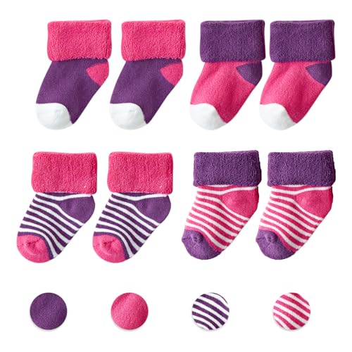 4 Paar Puppensocken, für Puppen über 20 Zoll, 2 gestreifte Puppensocken und 2 zweifarbige Puppensocken haben 4 Arten, Puppensocken Puppenzubehör für 20-22 Zoll Puppe, Mädchen Jungen Babypuppen 4 Paar Puppensocken, für Puppen über 20 Zoll, 2 gestreifte Puppensocken und 2 zweifarbige Puppensocken haben 4 Arten, Puppensocken Puppenzubehör für 20-22 Zoll Puppe, Mädchen Jungen Babypuppen von Xerteam