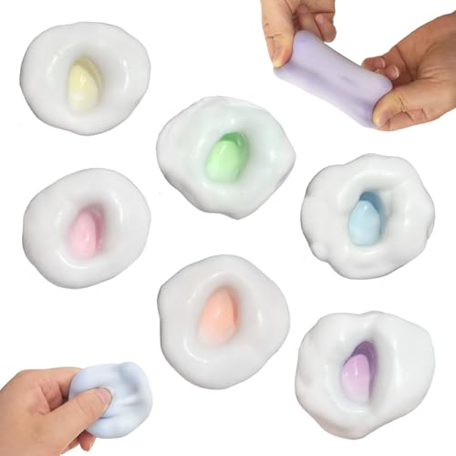 6 Stück Stress Relief Sand Glutinous Balls, 6cm Formbarer Vakuumball-Stressball, Montessori Sensory Squeeze Spielzeug, Squishy Stressball, Stressabbau Fidget Toys Für Kinder Und Erwachsene 6 Stück Stress Relief Sand Glutinous Balls, 6cm Formbarer Vakuumball-Stressball, Montessori Sensory Squeeze Spielzeug, Squishy Stressball, Stressabbau Fidget Toys Für Kinder Und Erwachsene von Xerteam