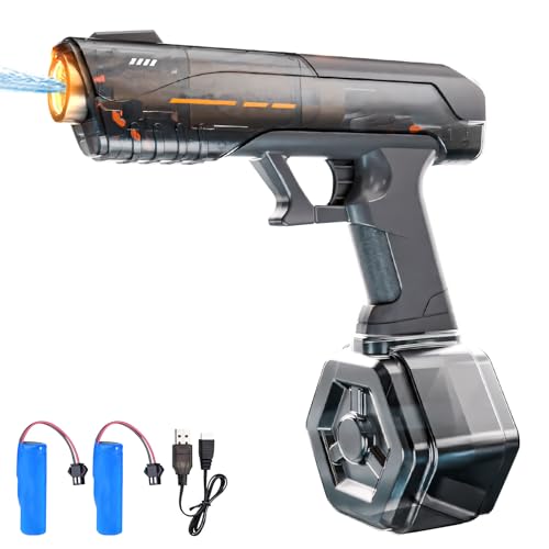 Elektrische Wasserpistole, Automatische Wasserpistole Wasserspritzpistole 9M Großer Reichweite, Wasserpistolen USB Wiederaufladbar, Wasser Spielzeug Pistolen Für Sommer Strand Spielzeug (B) von Xevinas