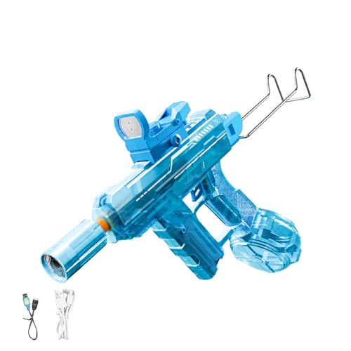 Wasserpistole Elektrisch, Wasserpistole Mit Wasseransaugung LED-Lichteffekte, Wasserspritzpistole Große Kapazität 800cc Distanz Bis Zu 10 M, Outdoor Water Gun Schießspiel Für Erwachsene (C) von Xevinas