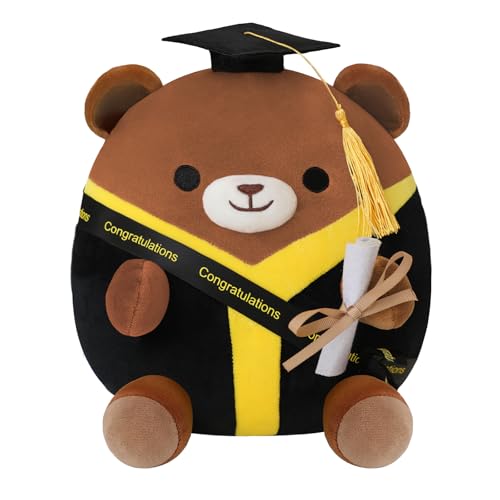 Xfrog Bär Plüschtier, Bachelor Abschluss Geschenk, Abschlussbär Kuscheltier Bär mit Diplom und Doktorhut, Graduation Gift, Prüfung Bestanden Geschenk, Kuscheltier Abschluss Abitur oder Studium Xfrog Bär Plüschtier, Bachelor Abschluss Geschenk, Abschlussbär Kuscheltier Bär mit Diplom und Doktorhut, Graduation Gift, Prüfung Bestanden Geschenk, Kuscheltier Abschluss Abitur oder Studium von Xfrog