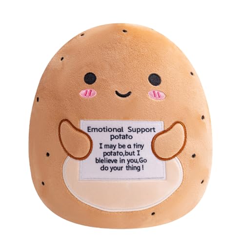 Xfrog Emotional Support Plush Positive Potato Plushie Kartoffel Positive Plüschtier Süßes Kuscheltier Kissen Kuscheltiere für Kinder Mädchen und Jungen 25cm Xfrog Emotional Support Plush Positive Potato Plushie Kartoffel Positive Plüschtier Süßes Kuscheltier Kissen Kuscheltiere für Kinder Mädchen und Jungen 25cm von Xfrog
