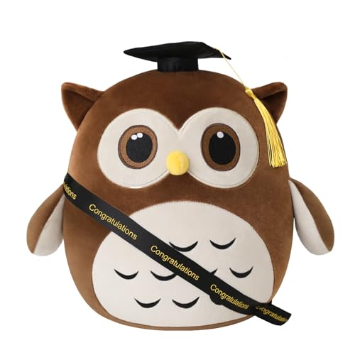 Xfrog Eule Kuscheltier, Bachelor Abschluss Geschenk, Eule Plüschtier mit Doktorhut, Graduation Gift, Prüfung Bestanden Geschenk, Kuscheltier Abschluss Abitur oder Studium Xfrog Eule Kuscheltier, Bachelor Abschluss Geschenk, Eule Plüschtier mit Doktorhut, Graduation Gift, Prüfung Bestanden Geschenk, Kuscheltier Abschluss Abitur oder Studium von Xfrog