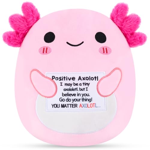 Xfrog Positive Sloth Emotional Support Plush Süßes Plüschtier Faultier Kuscheltier Kissen Kuscheltiere für Kinder Mädchen und Jungen 25cm von Xfrog