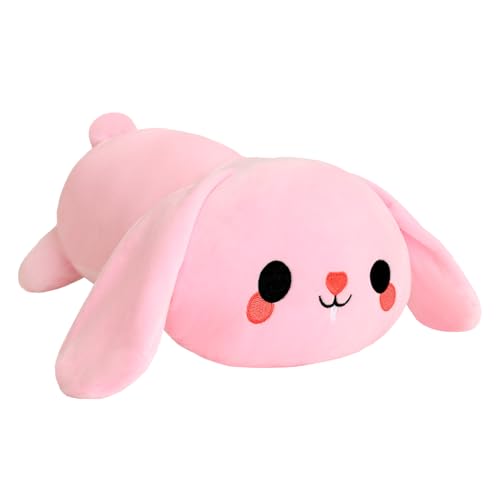 Xfrog Weighted Rabbit Plush, Beschwertes Kaninchen-Stofftier Gegen Ängste, Süßes Häschen-Plüschtier, Weiches Häschen-Kissen, Spielzeug, Geschenk Für Erwachsene, Freundinnen, Rosa, 35CM Xfrog Weighted Rabbit Plush, Beschwertes Kaninchen-Stofftier Gegen Ängste, Süßes Häschen-Plüschtier, Weiches Häschen-Kissen, Spielzeug, Geschenk Für Erwachsene, Freundinnen, Rosa, 35CM von Xfrog