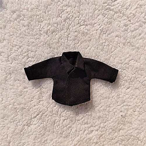 OB Kleidung BJD Puppenkleidung Casual Langarmshirt 1/12bjd, GSC, ob11 Puppenzubehör Spielzeugkleidung (Black) von XiDonDon
