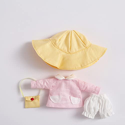 XiDonDon Ob11 Puppenkleidung Kindergarten Set Ob11 Kleidung GSC,Molly,PICCODO,OB,1/12bjd Puppenkleidung Hut Set Spielzeug Puppenkleidung Zubehör (Pink) von XiDonDon