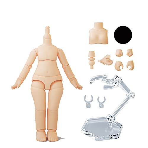 XiDonDon 1/12 Skala BJD Puppenkörper 9.6cm/11cm YMY2 Körper Action Figuren Ersatz Körper Puppe Zubehör (Normal White,9.6cm) von XiDonDon