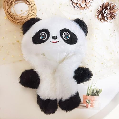 XiDonDon 20 cm/7,9" Puppe Plüsch Overall Puppenkleidung Tier Einteiliger Anzug Pyjamas Spielzeug Baumwolle Puppen Zubehör (Panda) von XiDonDon