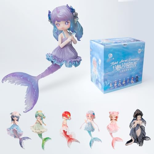 XiDonDon Antu Mermaid-Serie Actionfiguren 1/12 BJD-Puppen Niedliche Figuren mit Puppenkleidung Sammlerstücke Geburtstagsgeschenk (Whole Set) von XiDonDon