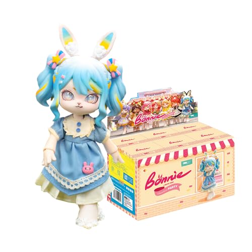 XiDonDon Bonnie Blind Box Doll Figures, 1/12 BJD Doll OB11 Size Action Figures, Movable Dolls with Doll Clothes Surprise Gift Toys (Sweetheart Party Series,Two Boxes) von XiDonDon