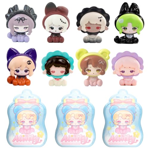 XiDonDon Minty Mili Abenteuerserie – Niedliche Granulat-Tischdekoration – Überraschungstüte – Geschenk – Cartoon-Anime-Figur – Sammlerspielzeug (Three Bags(12PCS)) von XiDonDon