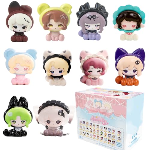 XiDonDon Minty Mili Abenteuerserie – Niedliche Granulat-Tischdekoration – Überraschungstüte – Geschenk – Cartoon-Anime-Figur – Sammlerspielzeug (Whole Set(32PCS)) von XiDonDon