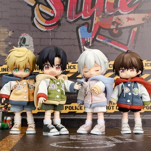 XiDonDon Modischer Sportmantel für OB11, Molly, Gsc, 1/12 BJD Puppen, Zubehör, Spielzeug, Puppenkleidung (multicolored2) von XiDonDon