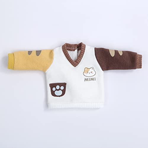 XiDonDon Neue 1/6BJD Puppenkleidung Netter Katzenpullover für große 1/6, Yosd, 30cm Bjd SD DD Puppenzubehör (Yellow1) von XiDonDon