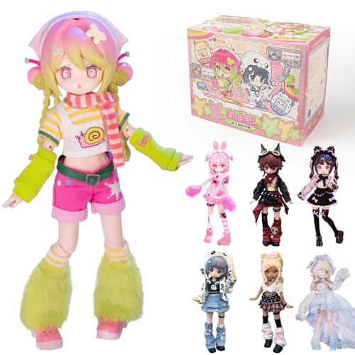 XiDonDon Neue elektronische süße Haustierserie OB11 1/12 Bjd Action Sammelfigur Anime-Modell Geschenk 1/12 BJD Puppenspielzeug (Whole Set) von XiDonDon