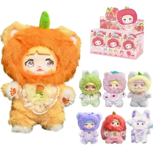 XiDonDon Nommi Interessante Obstserie Niedliche Vinyl-Figuren mit zufälligem Design, Sammlerfiguren, Heimdekoration (Whole Set) von XiDonDon