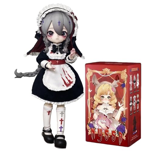 XiDonDon Nyssa Bizarre Nightmare Serie Action-Sammelfigur Anime-Modell Geschenk 1/12 Gothic-Stil BJD Puppenspielzeug (Two Boxes) von XiDonDon