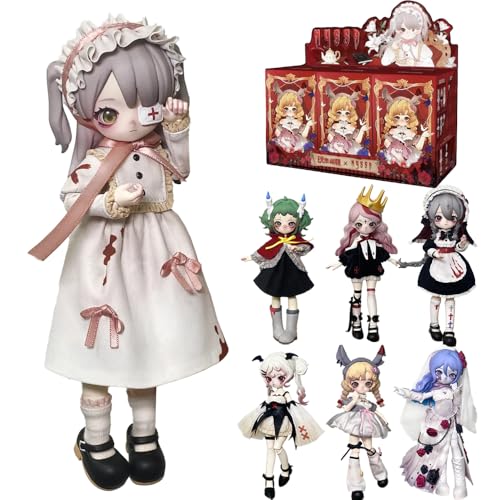 XiDonDon Nyssa Bizarre Nightmare Serie Action-Sammelfigur Anime-Modell Geschenk 1/12 Gothic-Stil BJD Puppenspielzeug (Whole Set) von XiDonDon