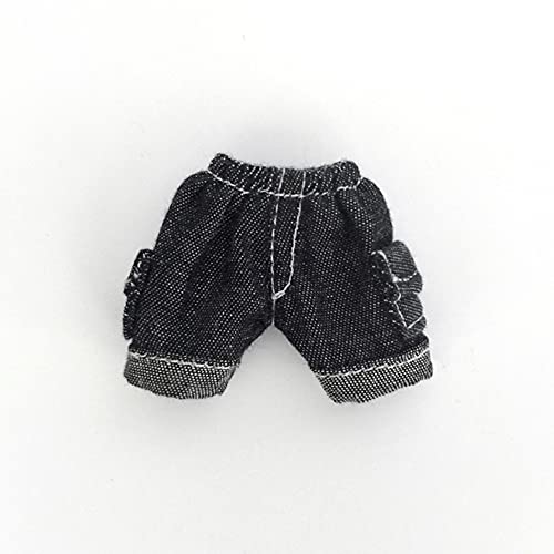 XiDonDon Ob11 Babykleidung 1/12 BJD, OB, GSC Shorts BJD Puppenkleidung Hosen Puppenzubehör OB Kleidung (Black) von XiDonDon