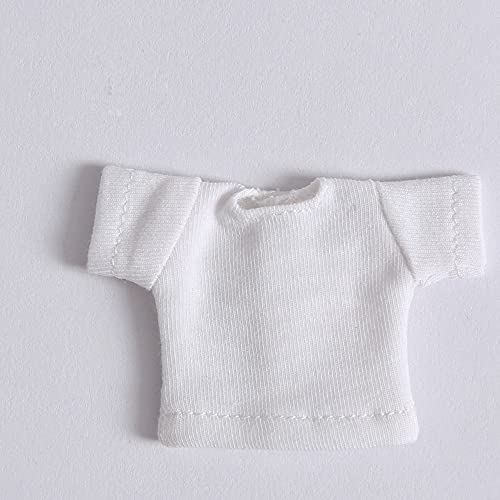 XiDonDon Ob11 Babykleidung Kurzarm-T-Shirt Geeignet für GSC, OB, 1/12bjd Puppenkleidung Puppenzubehör Spielzeugkleidung (White) von XiDonDon
