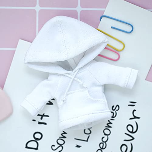 XiDonDon OB Kleidung Sport Hoodie für Ob11, GSC, YMY, BODY9, Molly, 1/12 BJD Puppenkleidung Zubehör (White) von XiDonDon
