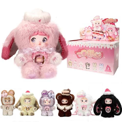 XiDonDon Plüschfiguren Nommi Sweetheart Serie, süße Vinyl-Gesichtspuppe, zufälliges Design, Anime-Figuren, Sammlerspielzeug, Heimdekoration, Geschenk (Whole Set) von XiDonDon