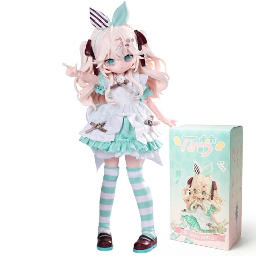 XiDonDon Sugary Girls Serie 1/8 MJD-Puppen, Action-Anime-Figur, BJD-Puppen, süße Figuren, Sammlerstücke, Geburtstagsgeschenk (Single Box) von XiDonDon