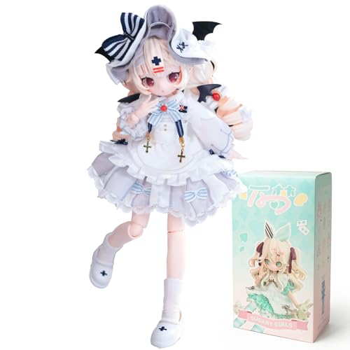 XiDonDon Sugary Girls Serie 1/8 MJD-Puppen, Action-Anime-Figur, BJD-Puppen, süße Figuren, Sammlerstücke, Geburtstagsgeschenk (Two Boxes) von XiDonDon