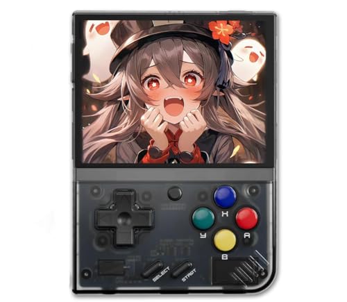 Miyoo Mini Plus Retro Game Console,Miyoo Mini+ Console di gioco portatile 128GB, Cortex-A7 Linux System 3000mAh 3,5 pollici Console di Video gioco Retro Con protezione dello schermo (Black) von XiFanHo