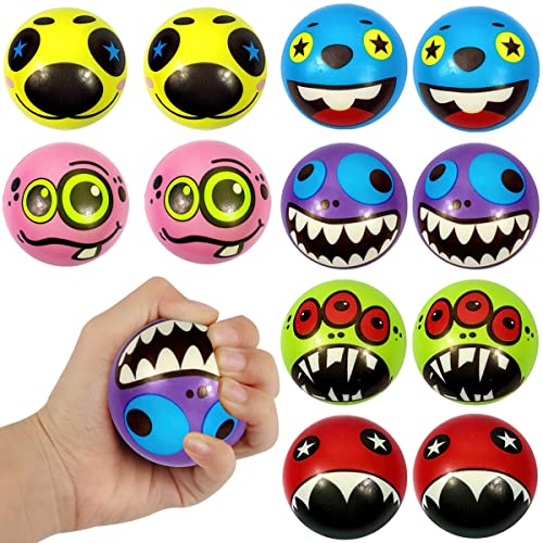 Emoji Stressball, XiXiRan Antistressball, Stressball Zum Kneten, Squishy Antistressbälle, Stress Relief Emotionale Spielzeug für Kinder und Erwachsene (Emoticon) von XiXiRan