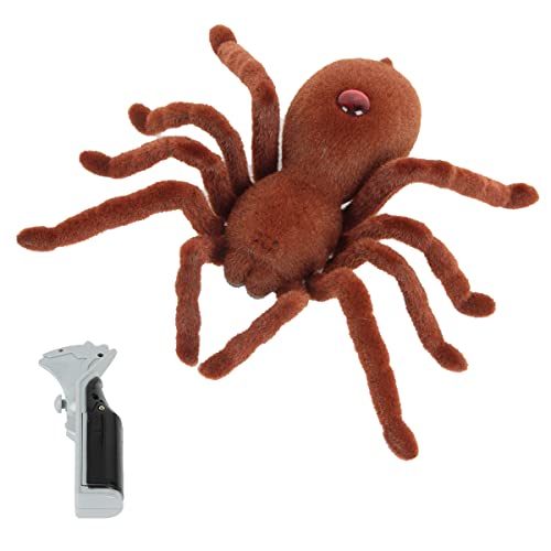 XiXiRan Ferngesteuerte Spinne Spielzeug, Ferngesteuerte Tarantel, Steuerspinne Spielzeug, Rc Spider, Fernbedienung Tiere, Spinne Infrarotspielzeug, Fright Requisiten für Kinder von XiXiRan