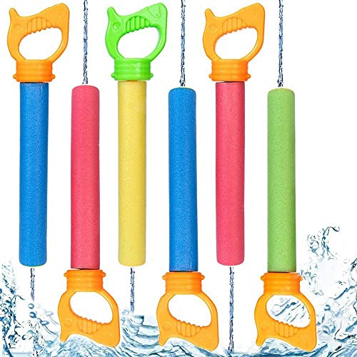 Wasserspritzpistole Schaumstoff*6pcs, XiXiRan Spritzpistole Wasser Kinder, Wasserpistole Set Schaumstoff, Schaumstoff Wasserpistole, Wasserpistolen-Pool Spielzeug, Sommerpool, Strand, Gartenspielzeug Wasserspritzpistole Schaumstoff*6pcs, XiXiRan Spritzpistole Wasser Kinder, Wasserpistole Set Schaumstoff, Schaumstoff Wasserpistole, Wasserpistolen-Pool Spielzeug, Sommerpool, Strand, Gartenspielzeug von XiXiRan