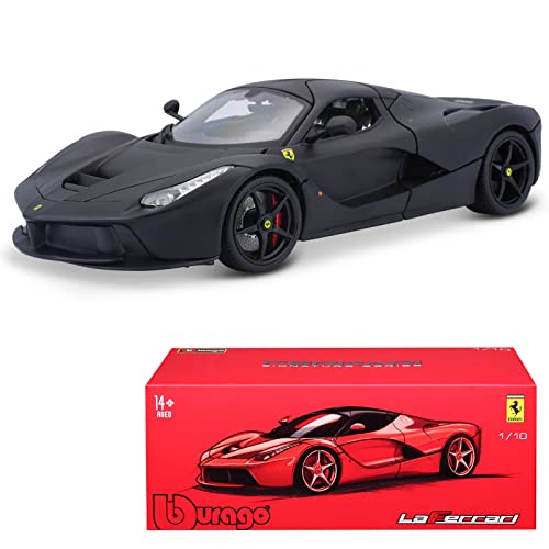 Xiangtat 1:18 Bburago Ferrari Race and Play Signature Series LAFERRARI Diecast Model Vehicle 18-16901 (Black) von Xiangtat