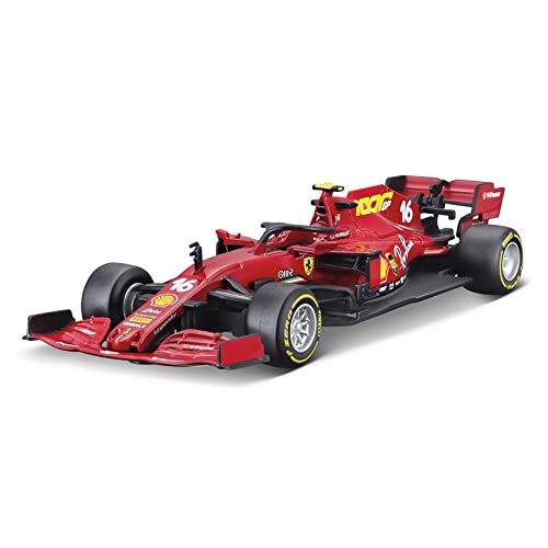 Xiangtat Bburago 1/43 2020 Ferr ari SF1000 F1 16# Sebastian Vettel Diecast Modellauto F1 Racing Formel Auto Statische Simulation Druckguss Legierung Modellauto (SF1000 F1#16) von Xiangtat