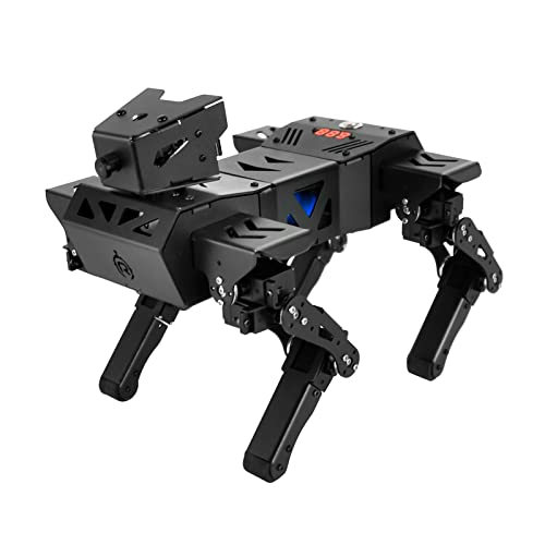 XiaoR GEEK Bionic Robot Dog Kit, 12 DOF Programmable Metal STEM Learning Toy, Bionic Fun Action, Open Source ESP32 Educational Project for Teens Adults, Wireless App Control(Basic Kit) von XiaoR GEEK