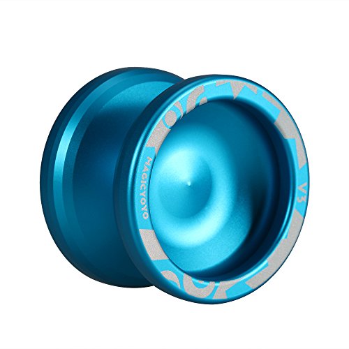 XiaoXIN Magie Yoyo V3 Responsive High-Speed-Aluminium-Legierung Yo-yo CNC-Drehmaschine mit Spinning String für Jungen-Mädchen-Kind-Kind-Blau von XiaoXIN