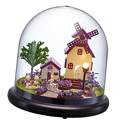 Winnower Kreatives Miniatur-Puppenhaus-Set zum Selbermachen, handgefertigtes Holzhaus für Kinder, Zuhause, Büro, Dekoration für Freunde, Familie, Zuhause, unfertiges Modell Winnower Kreatives Miniatur-Puppenhaus-Set zum Selbermachen, handgefertigtes Holzhaus für Kinder, Zuhause, Büro, Dekoration für Freunde, Familie, Zuhause, unfertiges Modell von Xiaojikuaipao