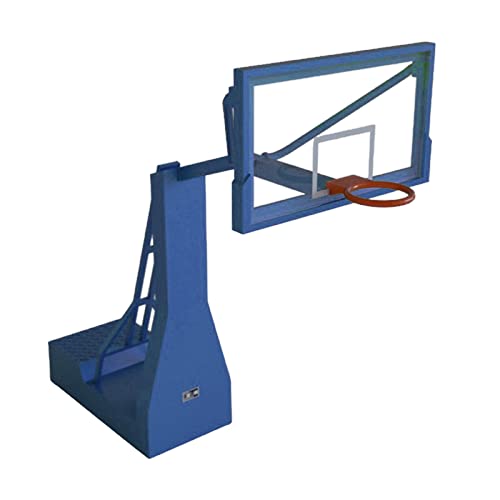 Xiaojikuaipao Plastik-Sportfiguren im Maßstab 1:32, Dekoration, Basketballständer für Actionfigur, Szenen-Requisiten, Blau Xiaojikuaipao Plastik-Sportfiguren im Maßstab 1:32, Dekoration, Basketballständer für Actionfigur, Szenen-Requisiten, Blau von Xiaojikuaipao