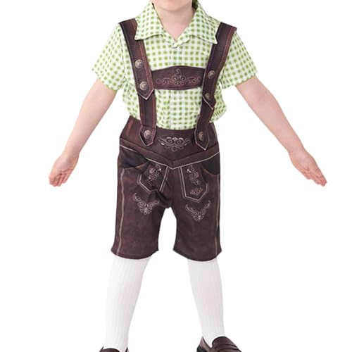 Xijobido Kinder Dirndl Kostüm - Halloween Party Verkleidung,Festkleidung Für Umzüge Kindergarten Familienfeste Kinderfeste von Xijobido