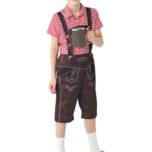 Xijobido Kinder Oktoberfest Kostüm - Halloween Party Verkleidung - Festkleidung Für Umzüge Kindergarten Familienfeste Kinderfeste von Xijobido