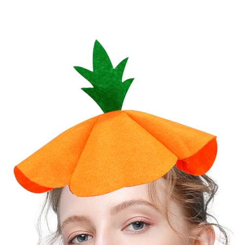 Xijobido Kürbis Stirnband,Kürbis Stirnband Erwachsene | Stylische Kürbishaarhaube,Stilvolle Kürbishut-Stirnbänder für Halloween-Kostümpartys, für Erwachsene und Kinder von Xijobido