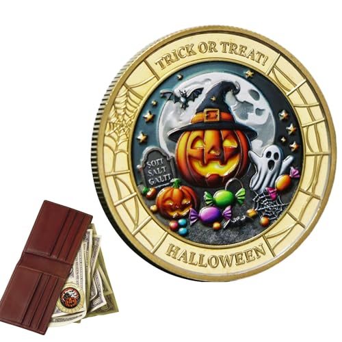 Xijobido Sammler Münze | Halloween-Gedenkmünze,Originelle Spielzeuge Souvenir Partygeschenk Kinder Frauen Männer Erwachsene Sammler Xijobido Sammler Münze | Halloween-Gedenkmünze,Originelle Spielzeuge Souvenir Partygeschenk Kinder Frauen Männer Erwachsene Sammler von Xijobido